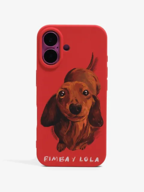 Bimba y Lola dachshund iPhone 16 case