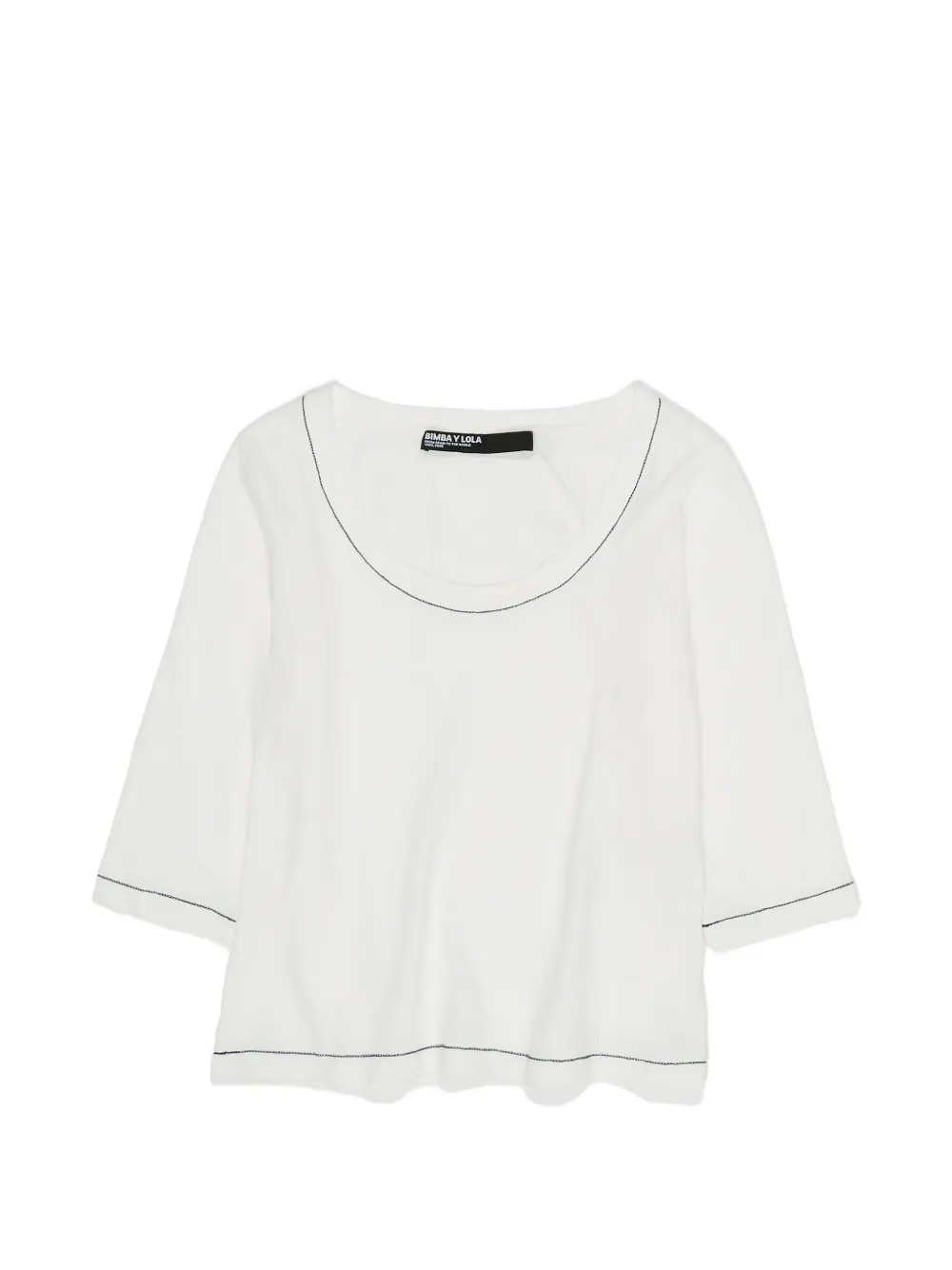 Bimba y Lola Top con maniche a 3/4 - Toni neutri