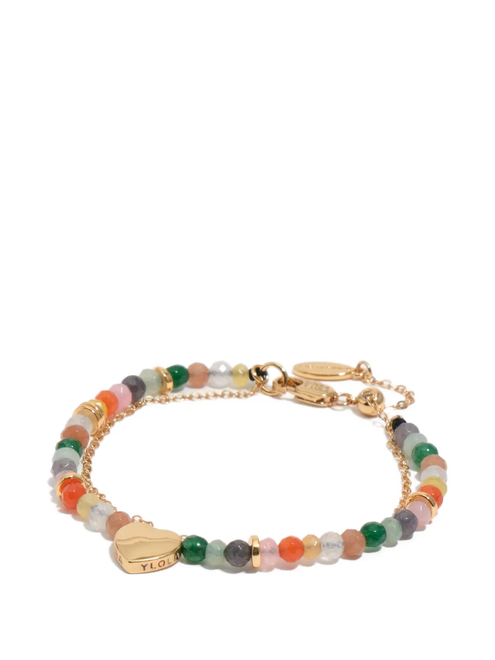 BIMBA Y LOLA Herzarmband mit Perlen - Gold