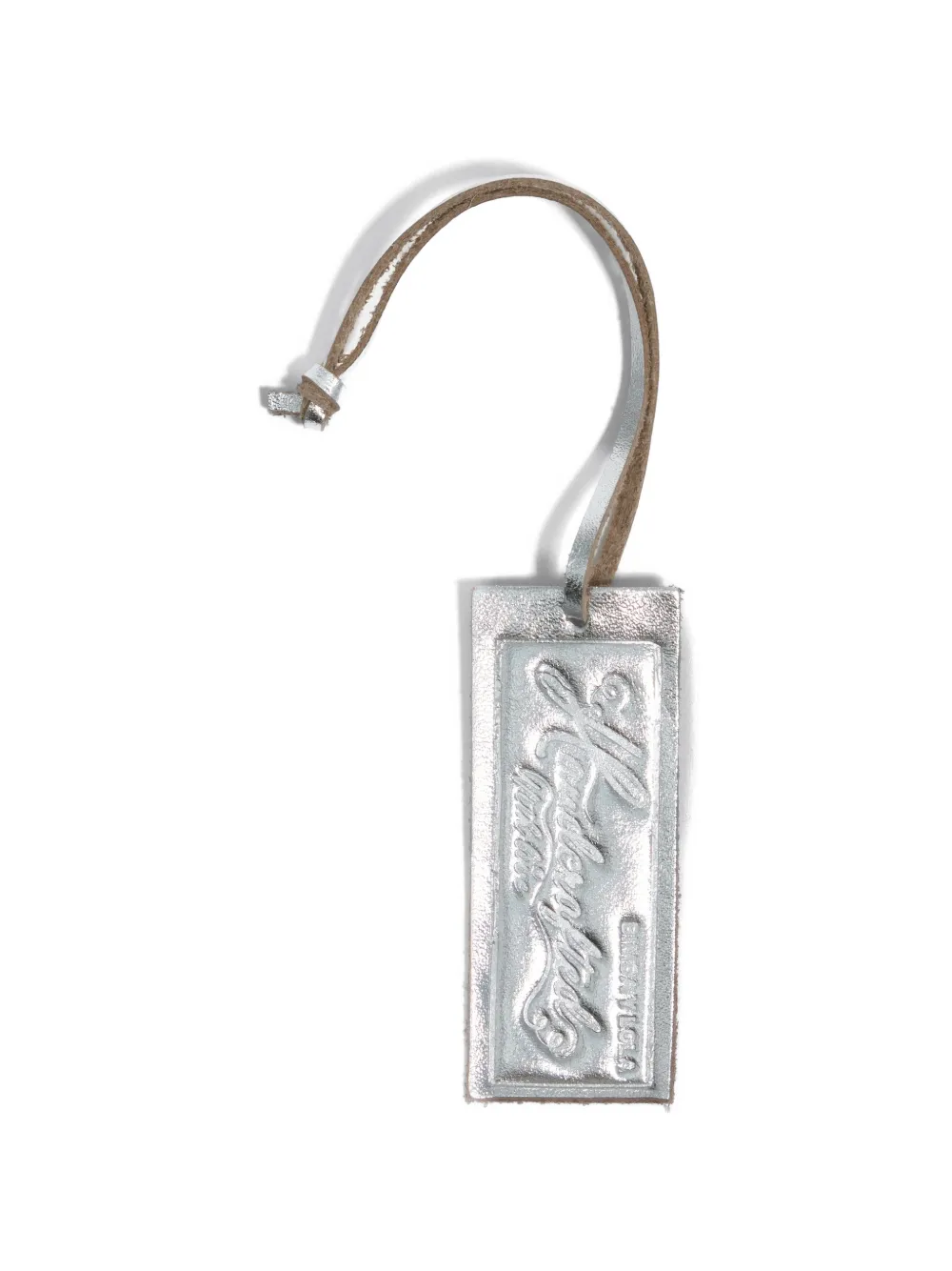 BIMBA Y LOLA Grote leren shopper met plooien Zilver