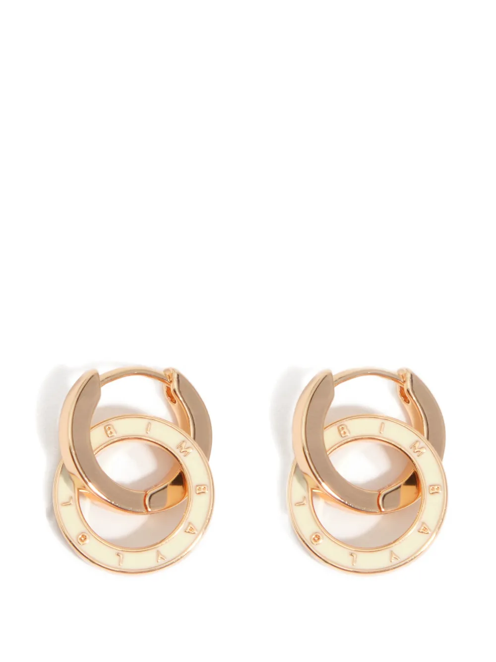 BIMBA Y LOLA Ohrringe mit Logo-Gravur - Gold