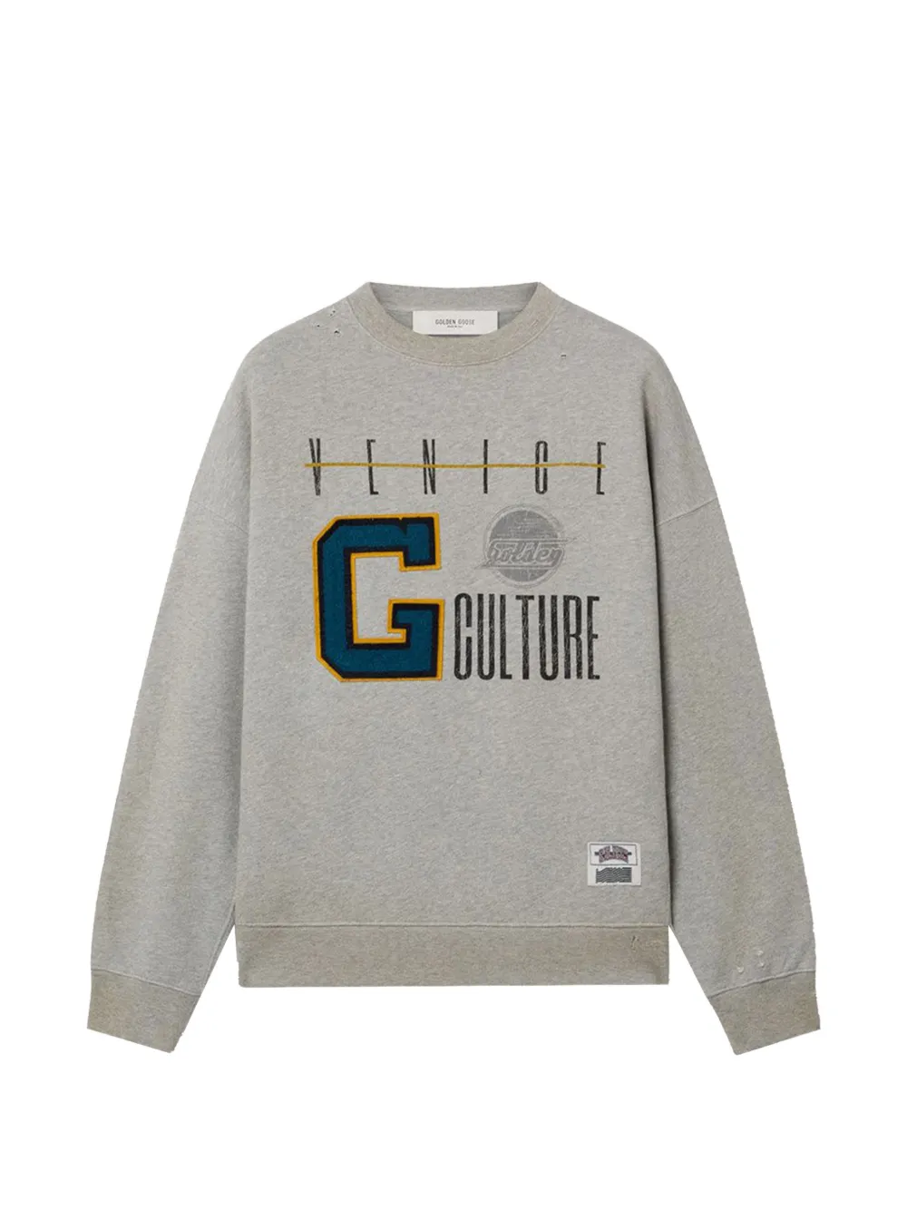 Golden Goose printed sweatshirt - Grigio