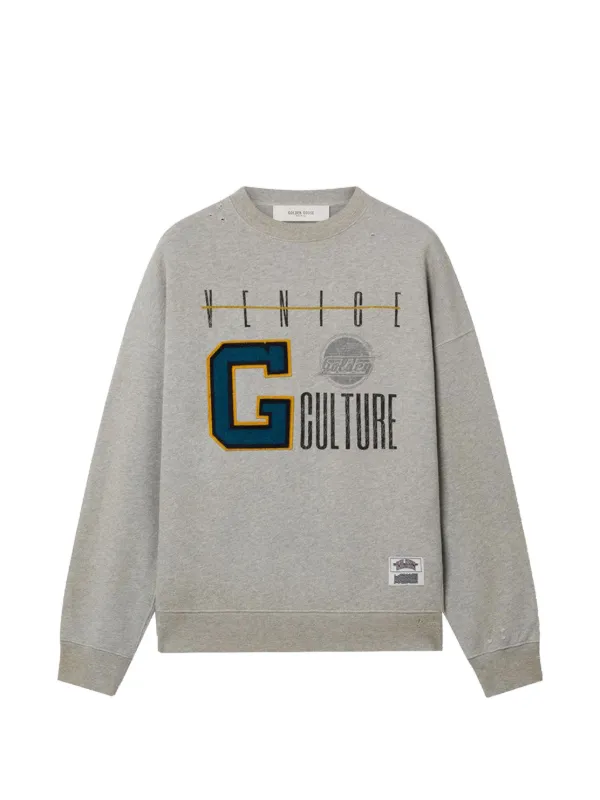 Golden Goose Printed Sweatshirt in Grey