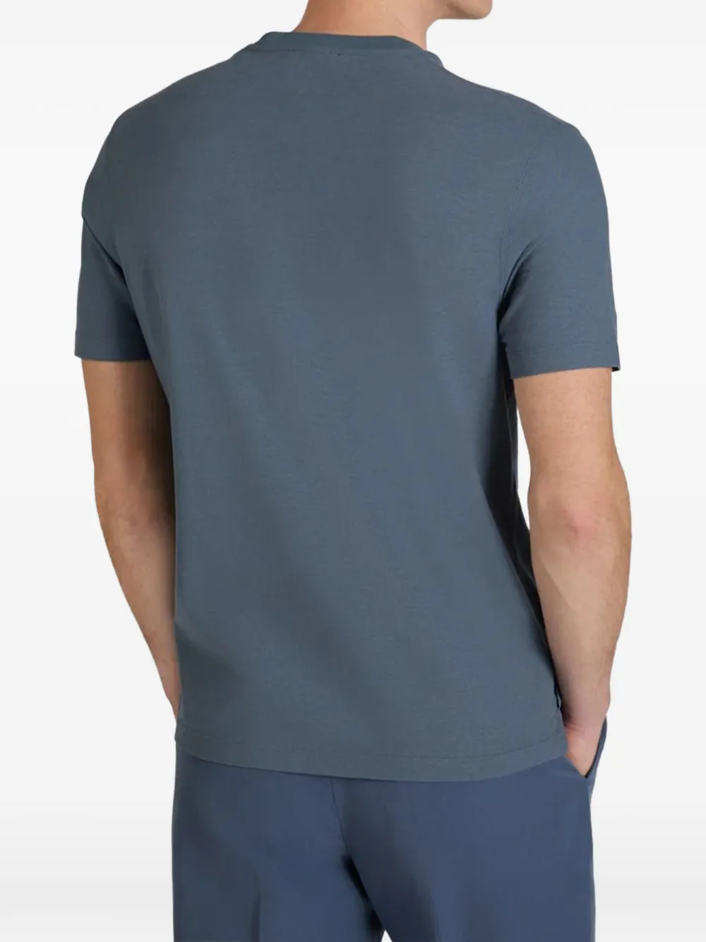 Zanone ribbed T-shirt Wit