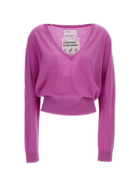 extreme cashmere Collin V-neck cropped sweater