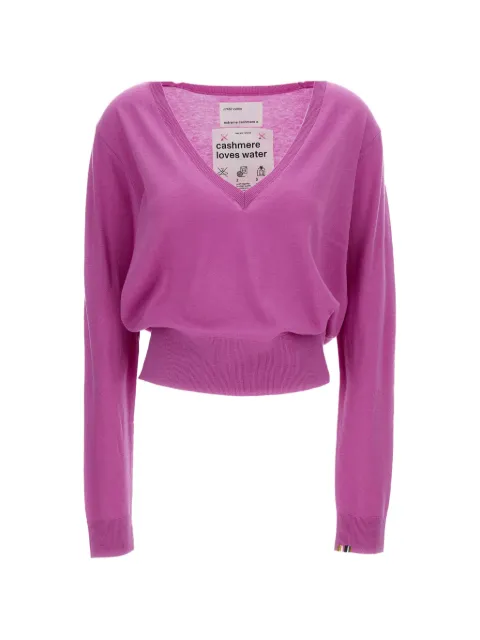 extreme cashmere Collin V-neck cropped sweater