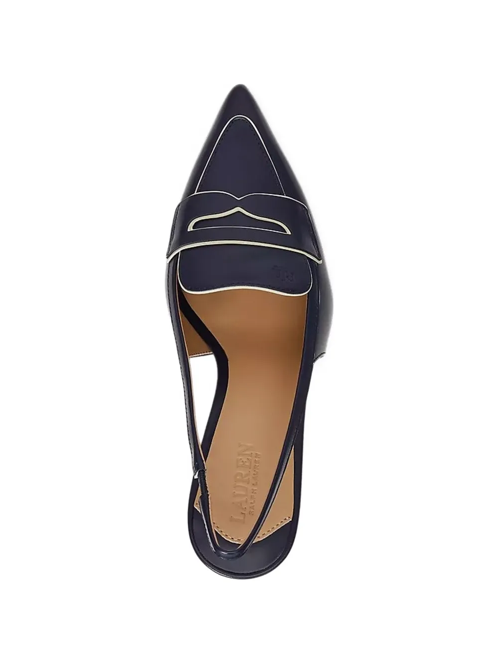 Lauren Ralph Lauren Pumps met puntige neus Blauw