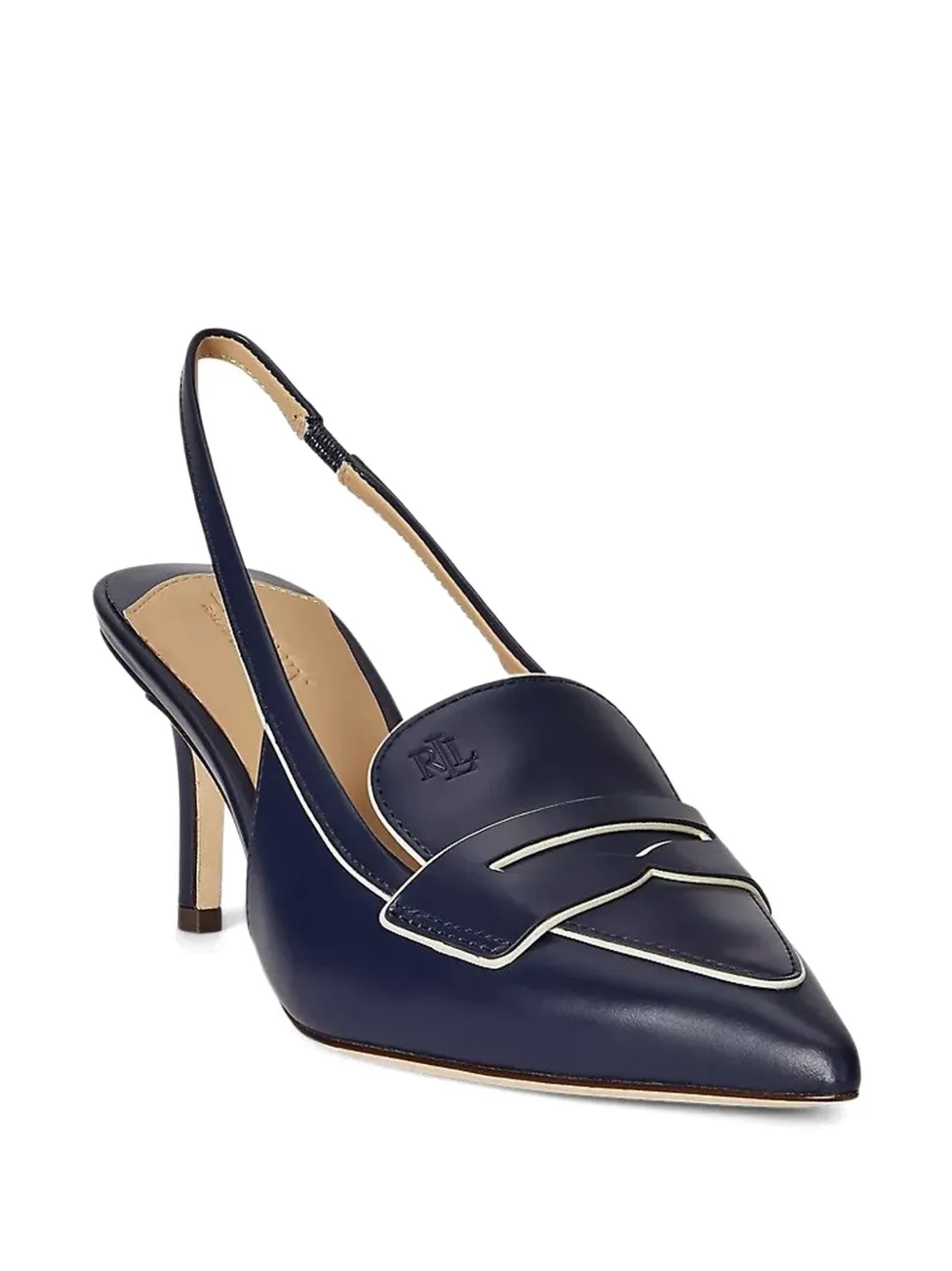 Lauren Ralph Lauren Pumps met puntige neus Blauw