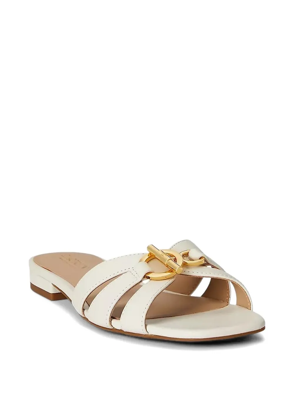 Lauren Ralph Lauren Blaike sandalen met gespbandje Wit