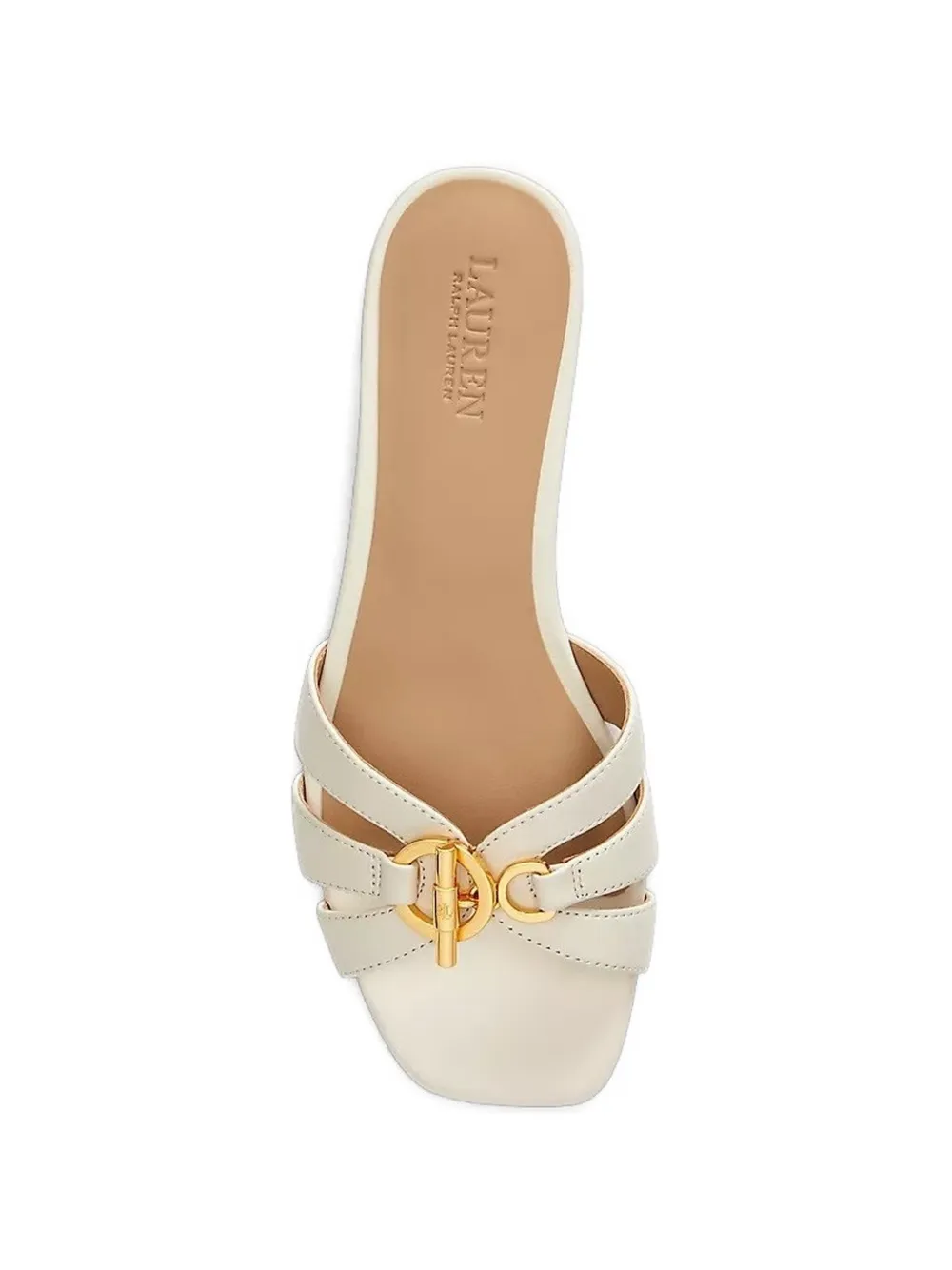 Lauren Ralph Lauren Blaike sandalen met gespbandje Wit