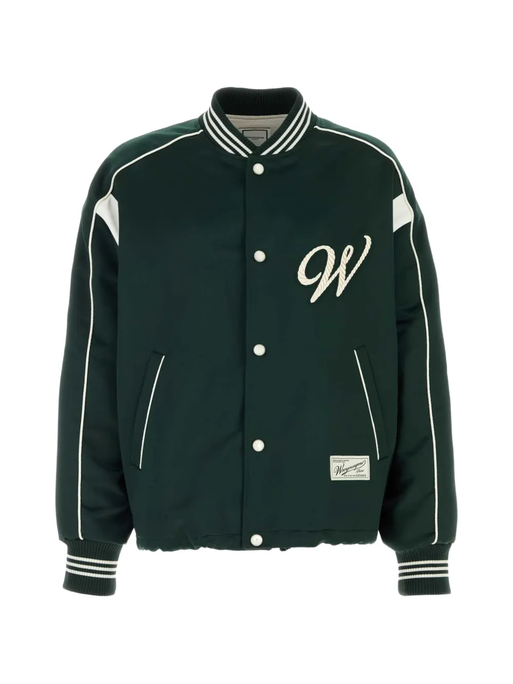 Wooyoungmi logo bomber jacket - Verde