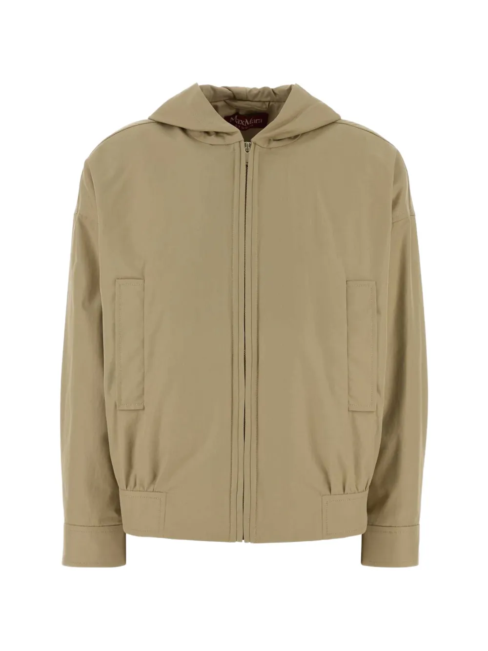 Max Mara Risorsa hooded cotton jacket - Nude