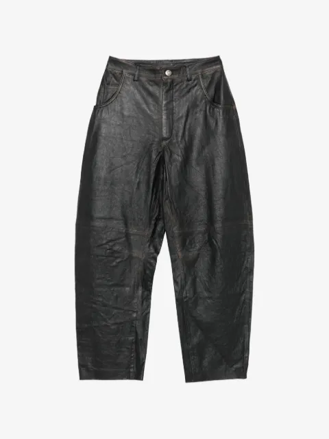 Giorgio Brato buttoned leather trousers