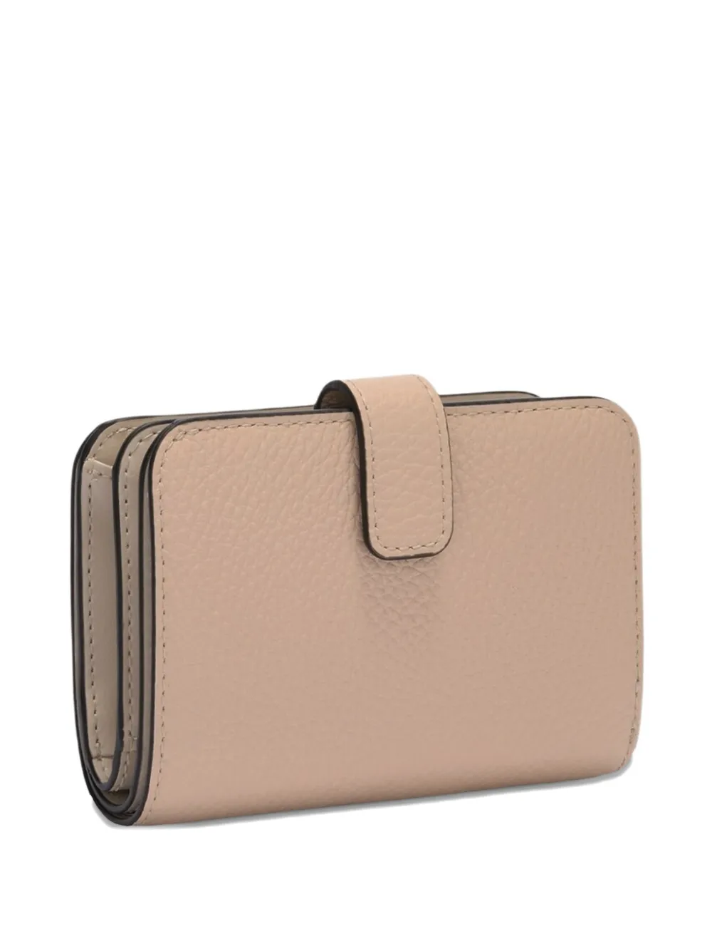 Compact S Bear Floral Leather Wallet