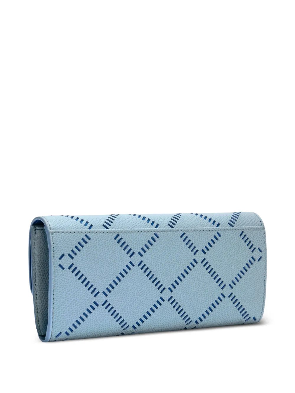  Furla Iride Turnlock Patterned Wallet - Blue 