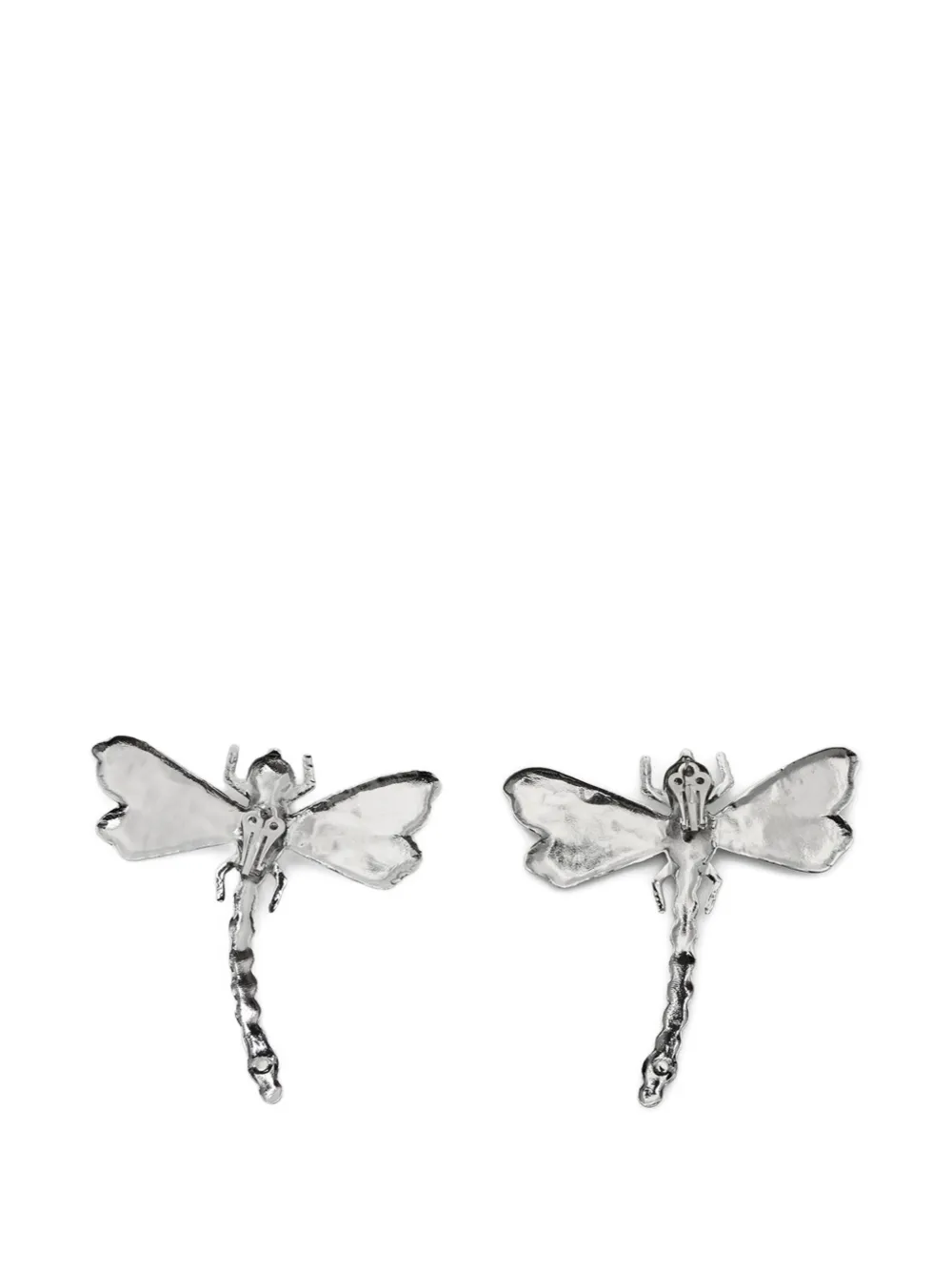 Blumarine dragonfly earrings - Argento