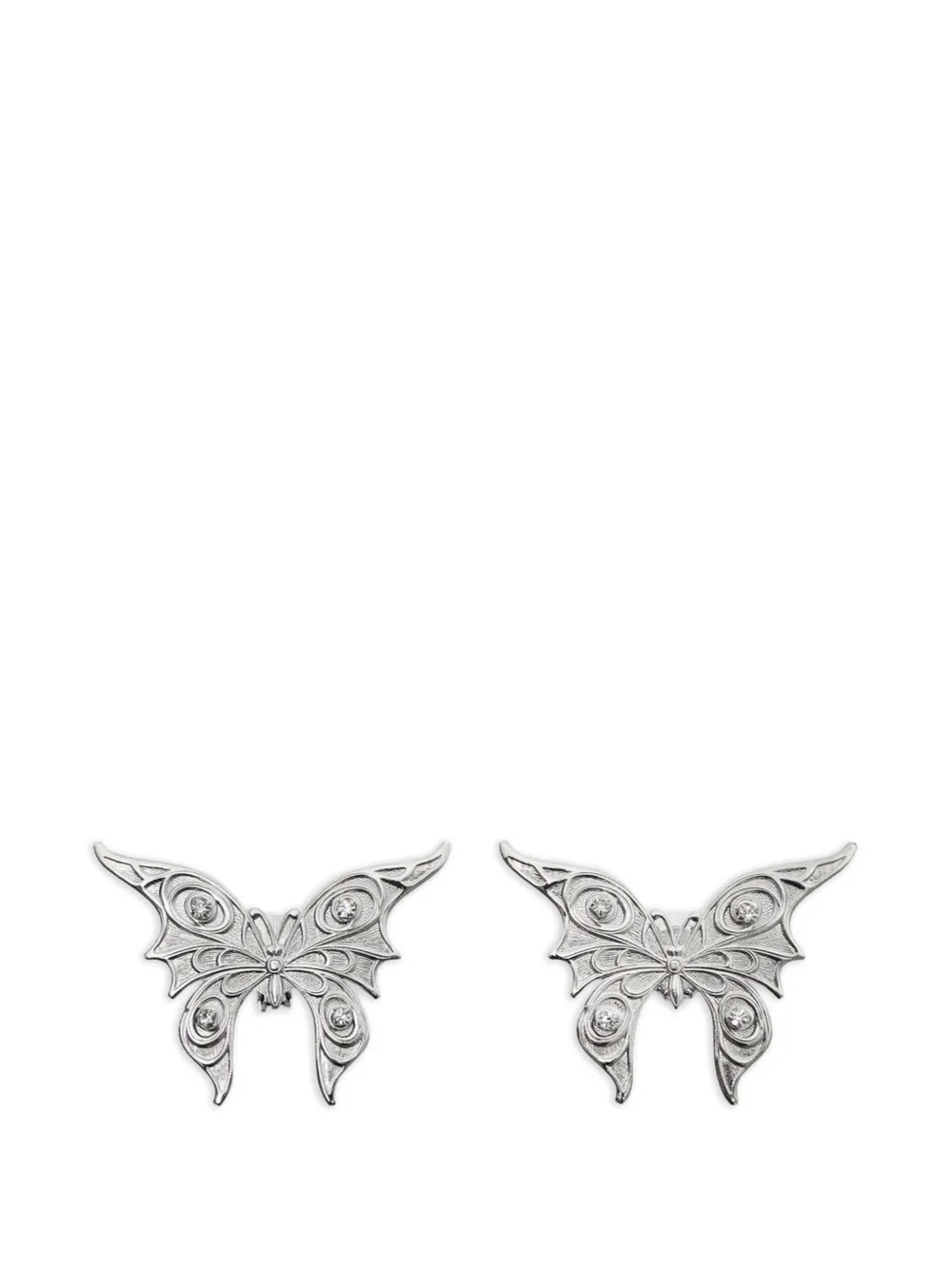 Blumarine butterfly earrings - Silver
