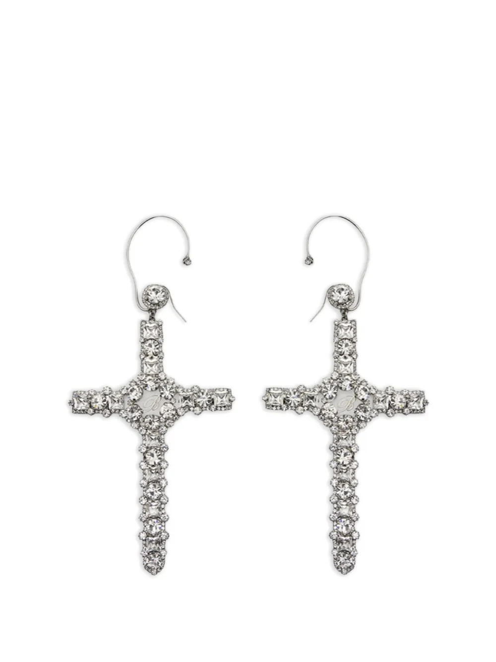 Blumarine cross earring - Argento