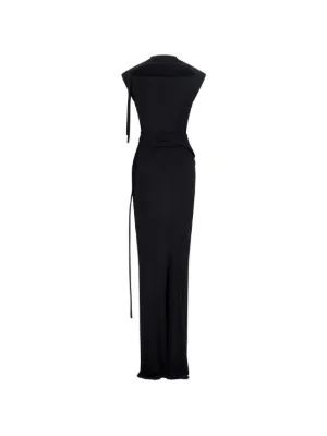 ottolinger cut out dress Ottolinger Black Layered Cut Out Maxi Dress Ottolinger