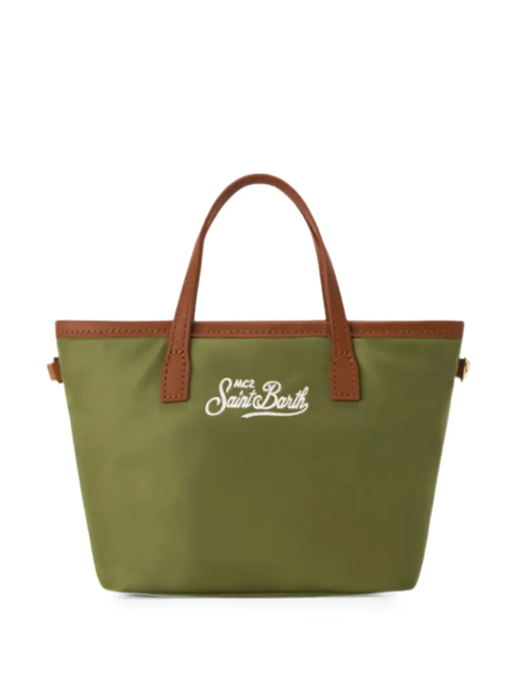 Mc2 Saint Barth Mini City Bag Tote Bag In Green