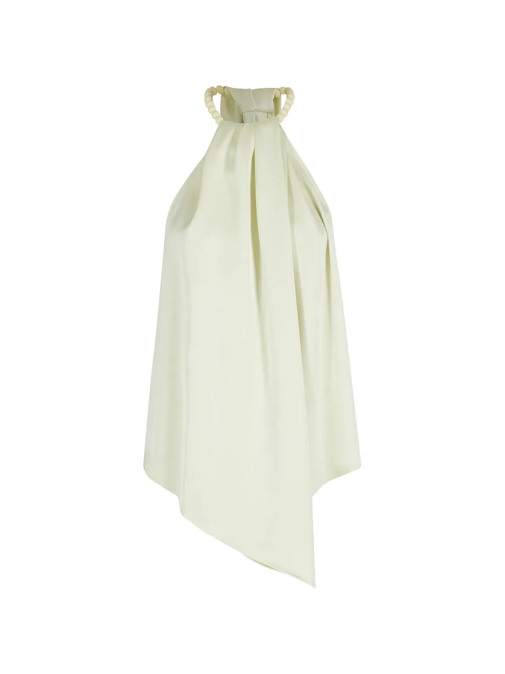 Isabelle Blanche beaded halter top - Giallo