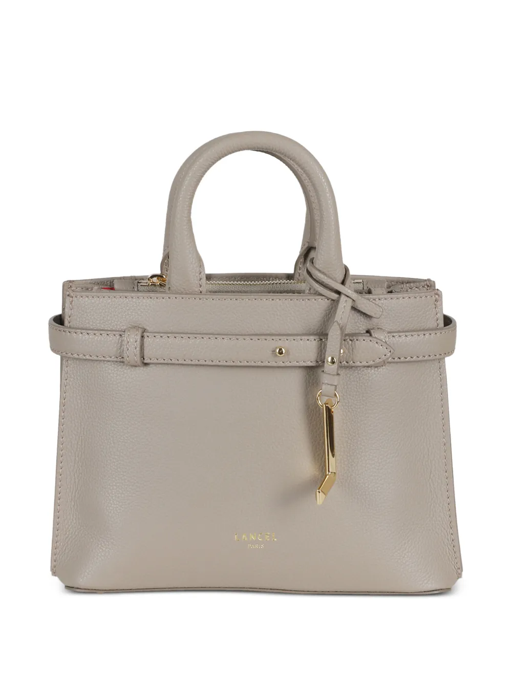 Lancel top handle clutch bag - Grey