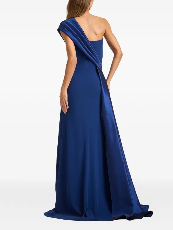 one shoulder drape dress Sonia Draped Mini Asymmetric neck Short sleeve Back Anaisa One-Shoulder Draped Mini Dress