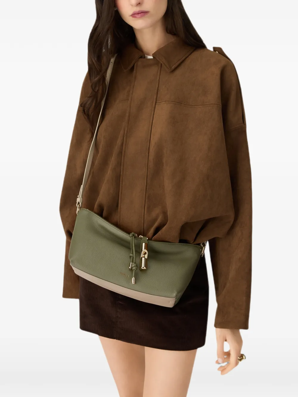 Furla Debby schoudertas Groen