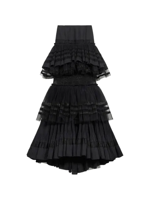 Blumarine falda larga a capas
