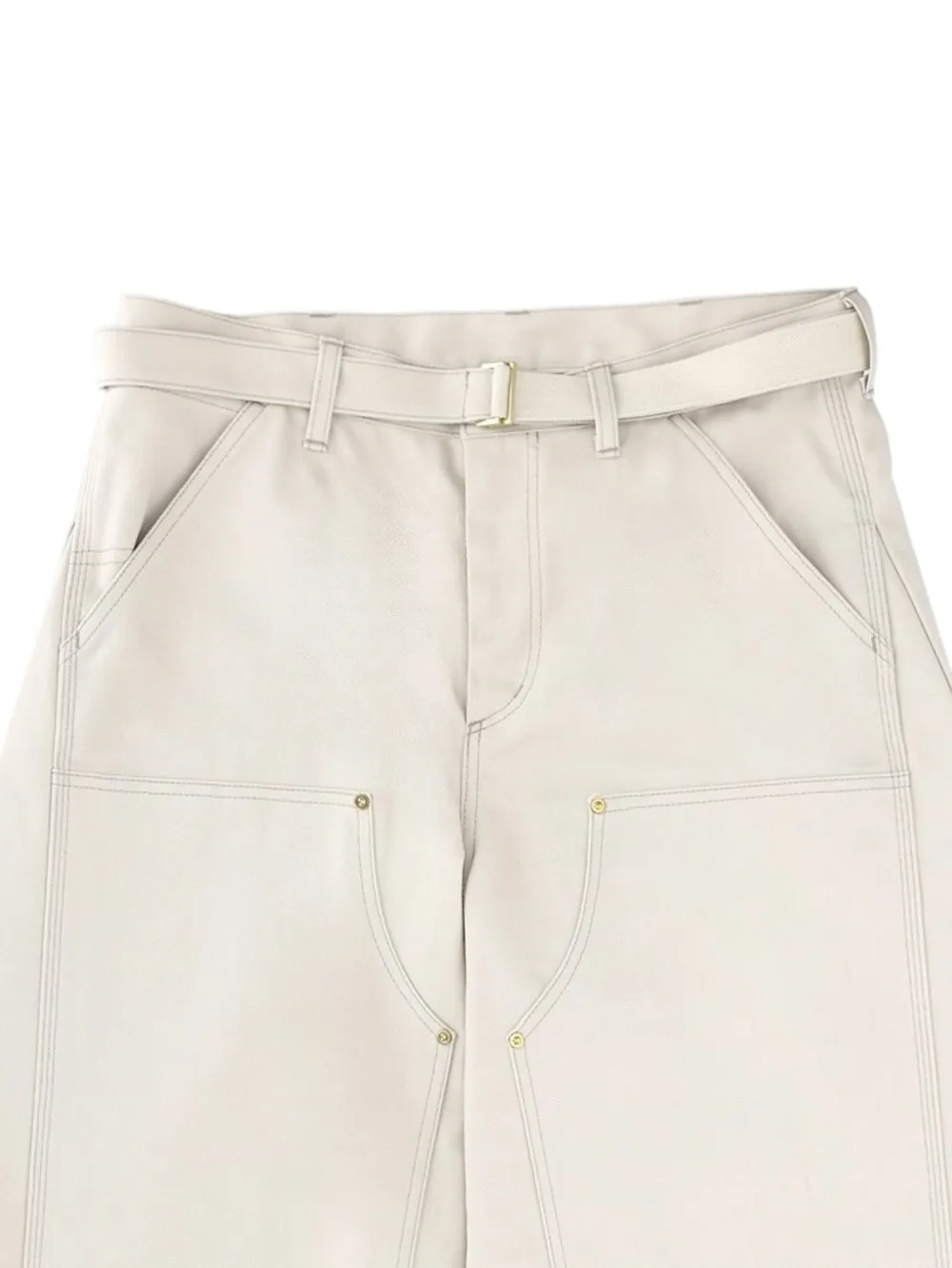 sacai x Carhartt WIP Duck broek Beige
