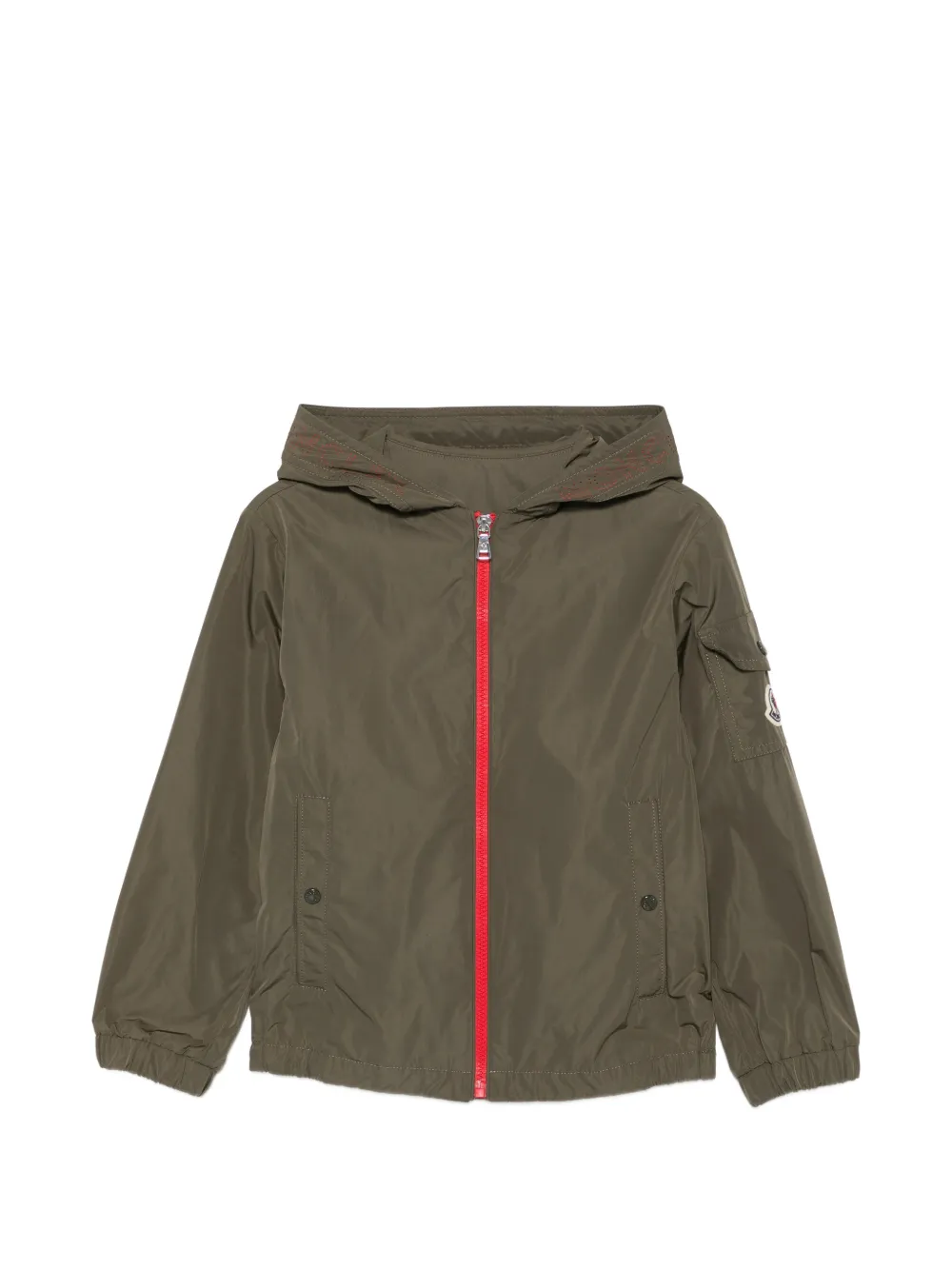 Moncler Enfant Jack met capuchon Groen