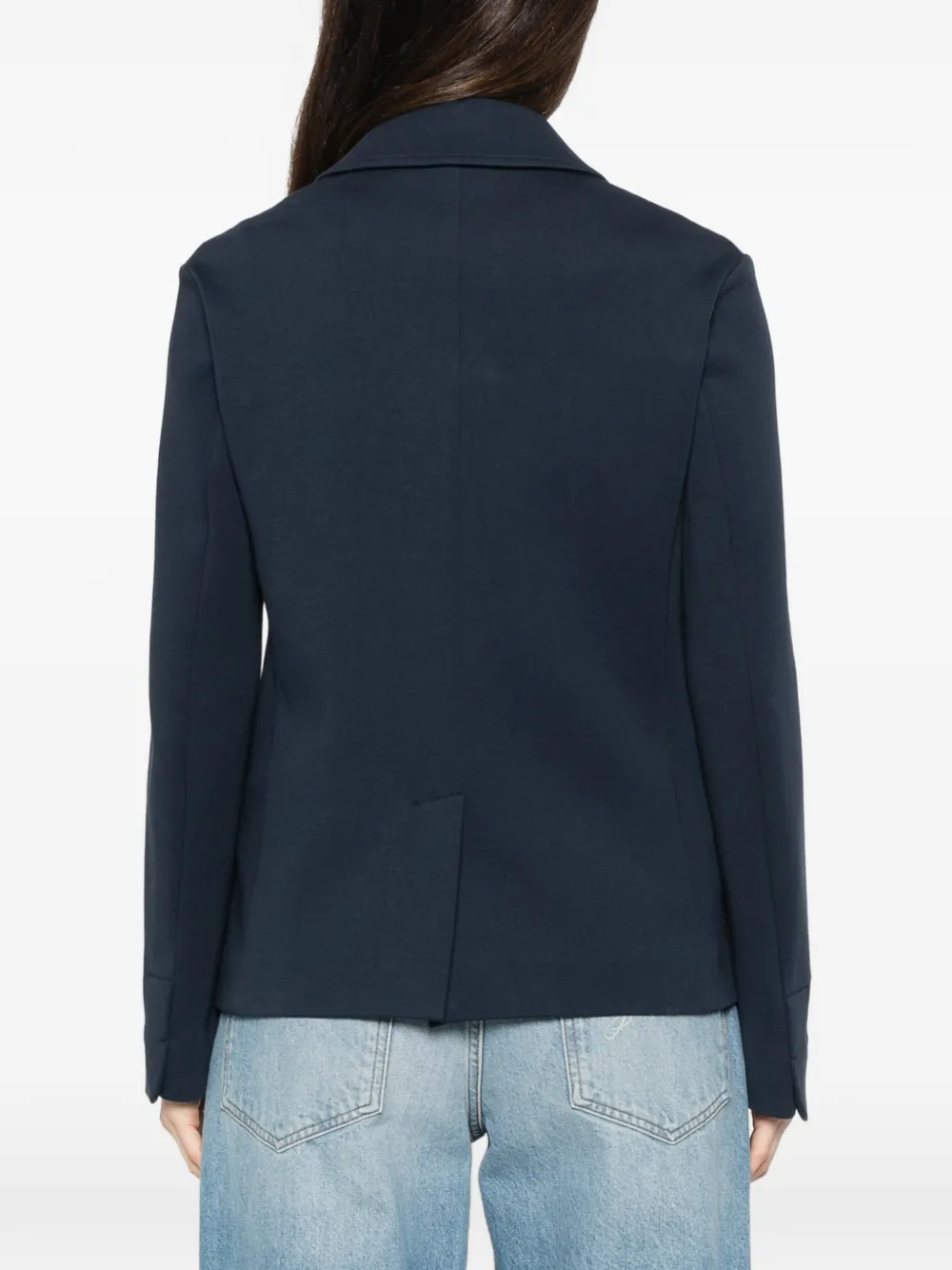 'S Max Mara Jack met dubbele rij knopen en zak Blauw