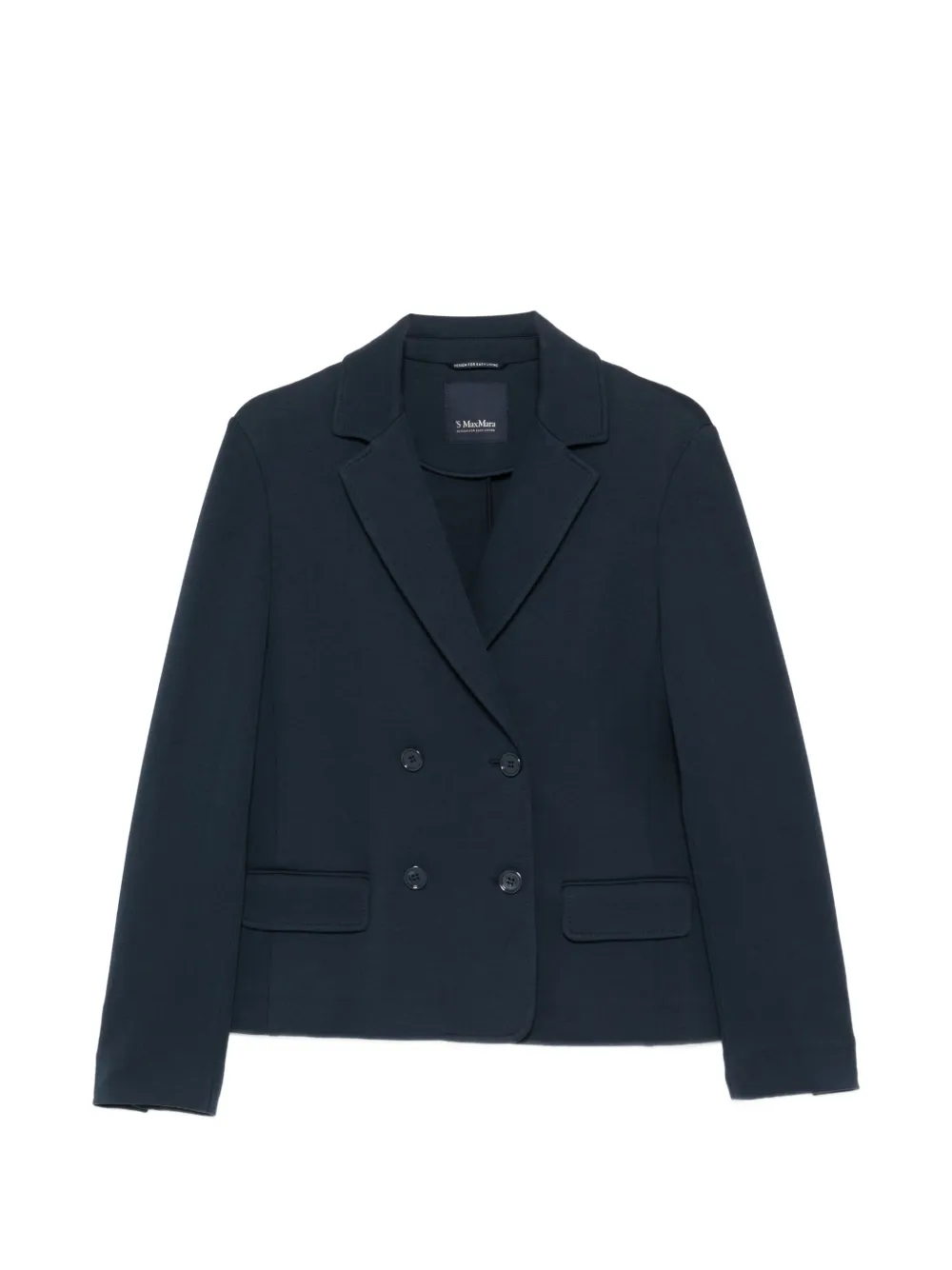 'S Max Mara double-breasted pocketed jacket - Blu
