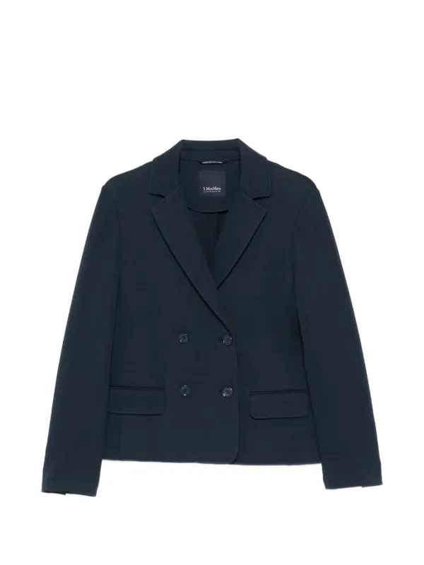 S Max Mara 紺色 ジャケット ◇S Max Mara◇CHARME スエードジャケット 