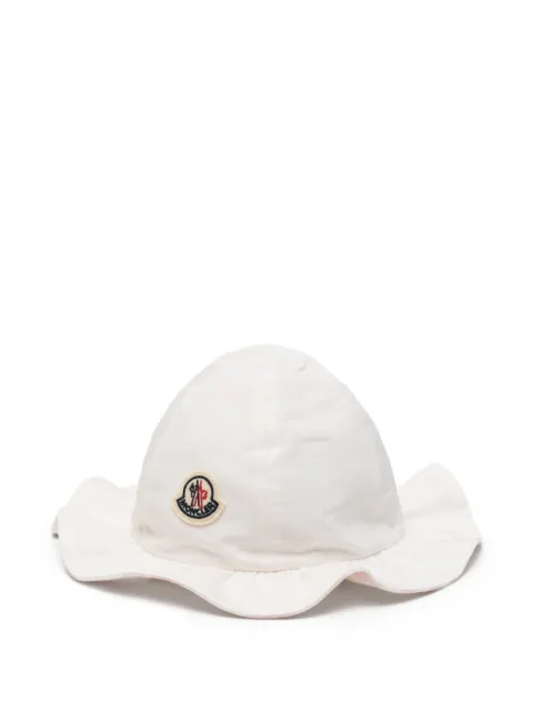 Moncler Enfant logo-patch reversible hat