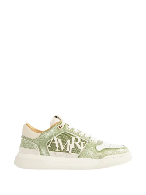 AMIRI pebbled logo-detail sneakers