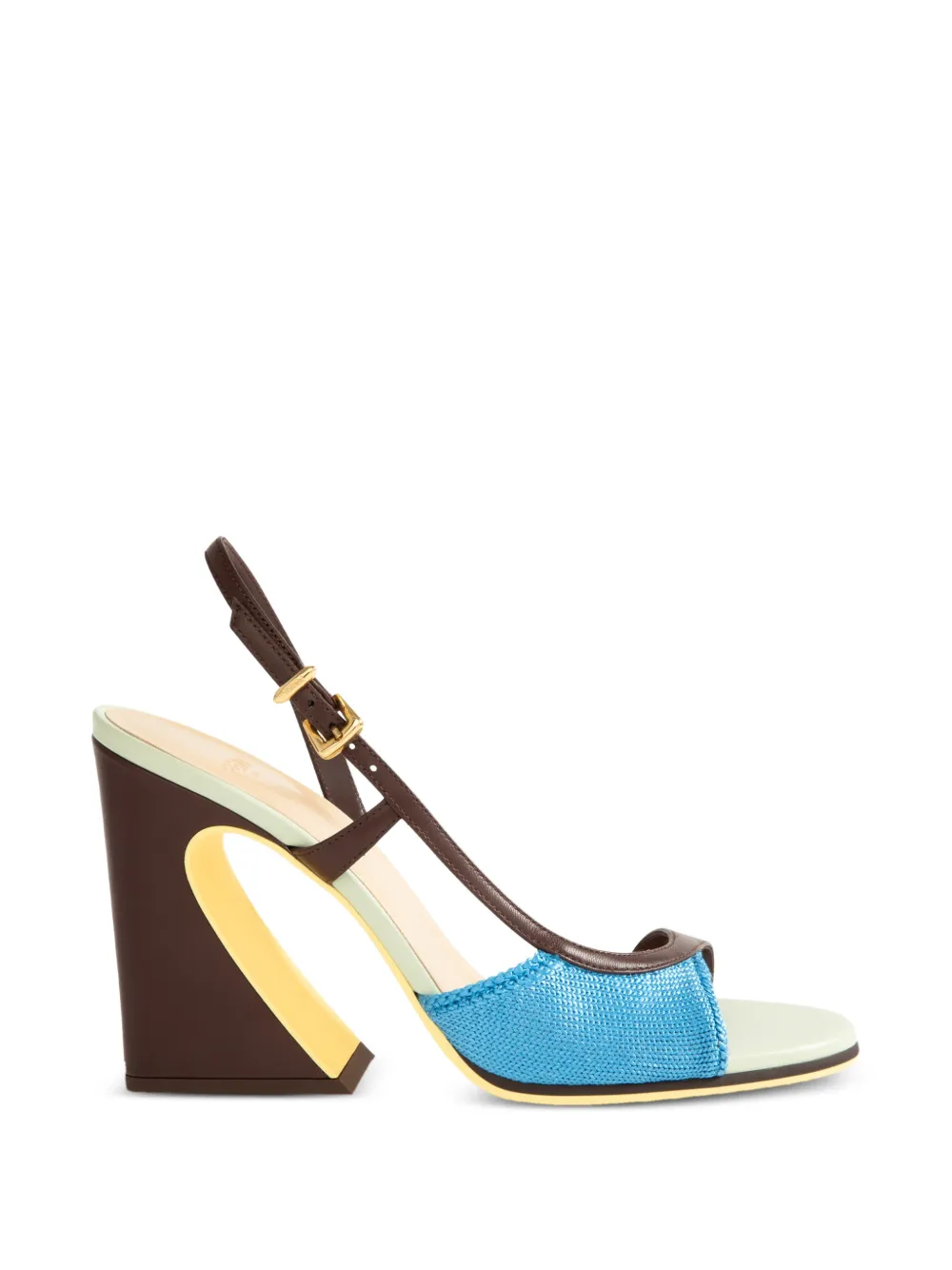 FENDI Arco pumps met uitgesneden hak Bruin