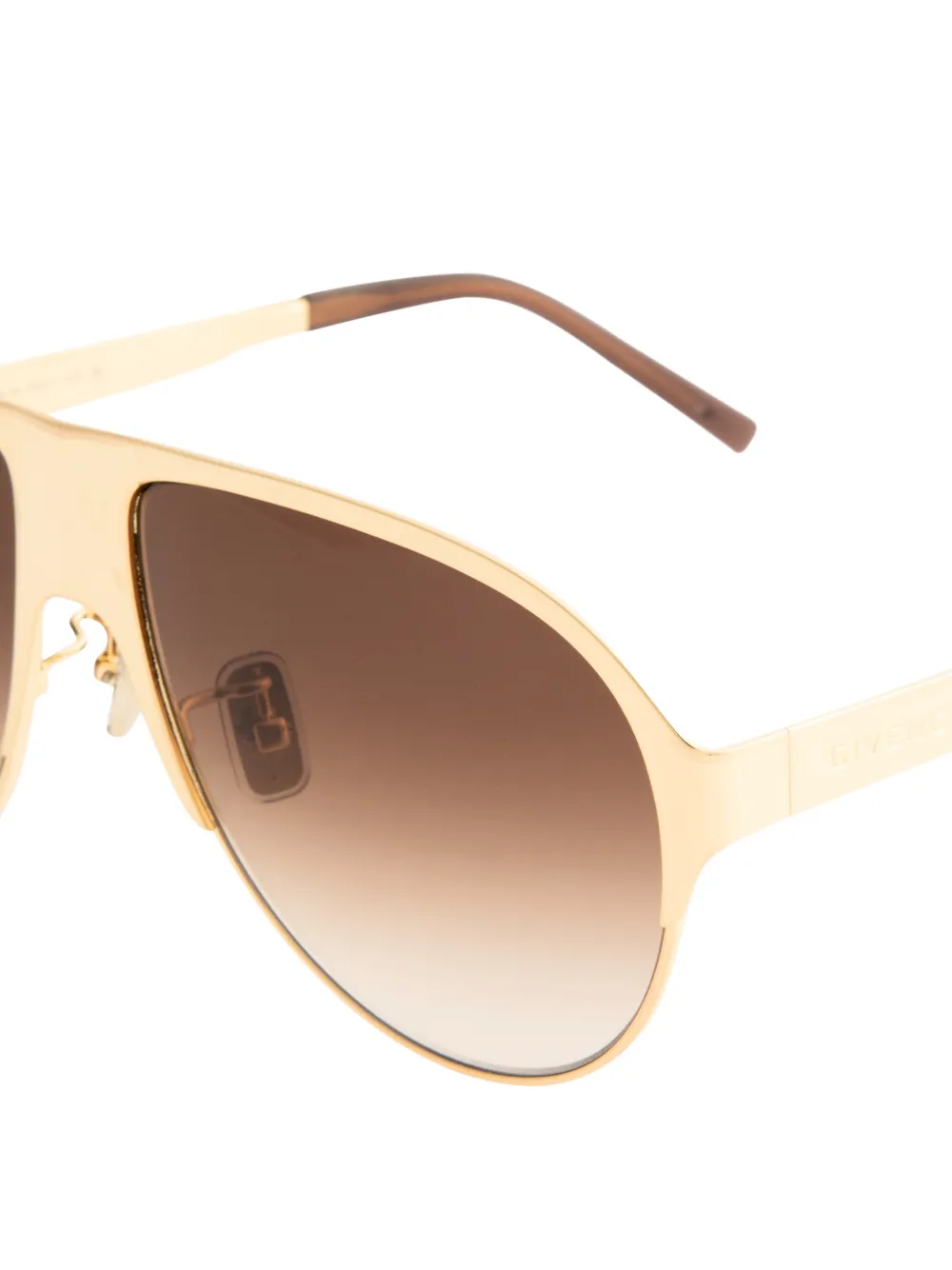 Givenchy Eyewear Bold zonnebril met piloten montuur Goud