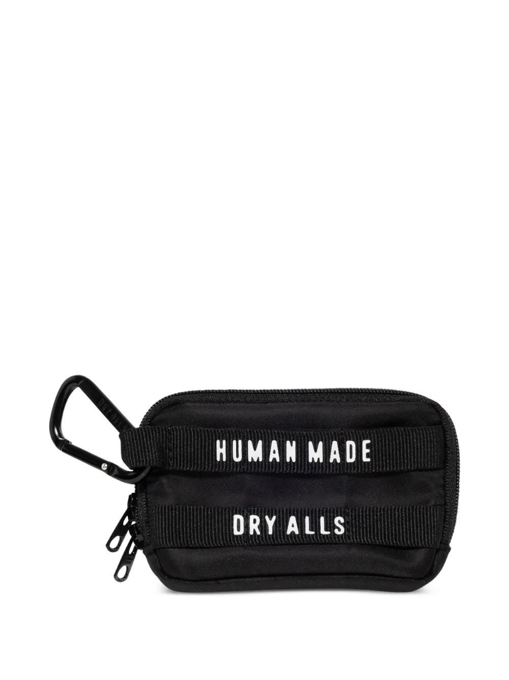  Human Made Zip Military Card Case - Black 