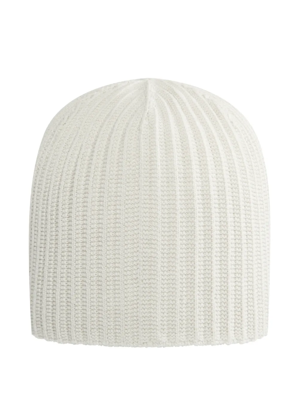 Issey Miyake Penne ribbed beanie hat - Bianco