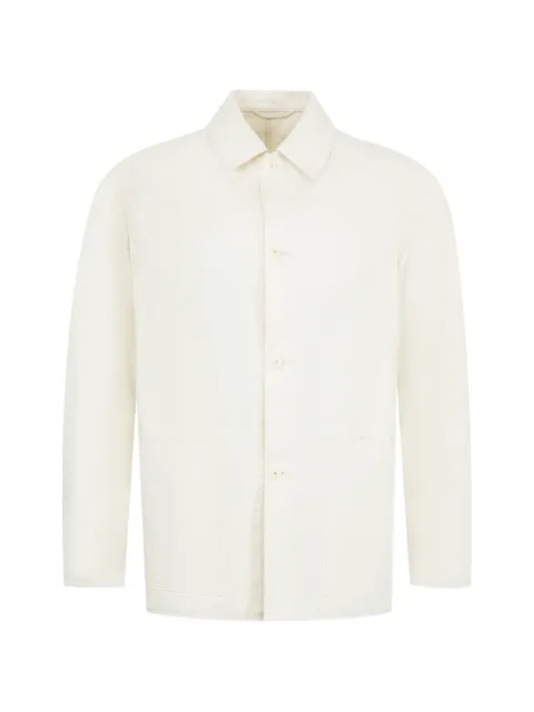 Kaptain Sunshine cotton shirt jacket
