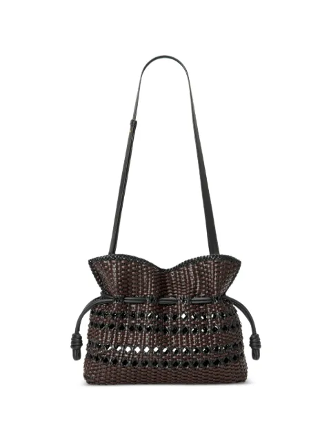 LOEWE medium Falmenco woven clutch bag