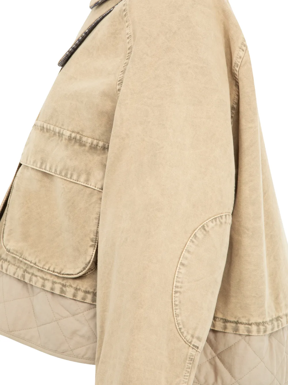 Loewe Quilted Pocket Jacket - Neutrals 