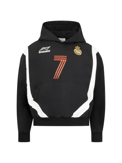 RHUDE lago soccer jersey hoodie