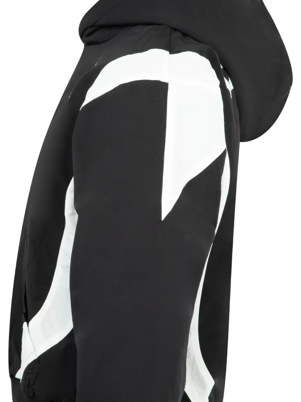 RHUDE Lago Soccer jersey hoodie Zwart