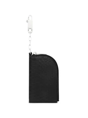 Rick Owens Leather Hook Wallet | Black | FARFETCH