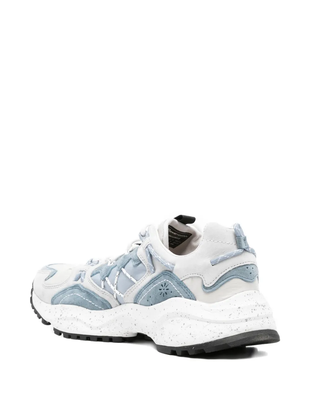 FLOWER MOUNTAIN Yamabushi sneakers met vlakken Beige