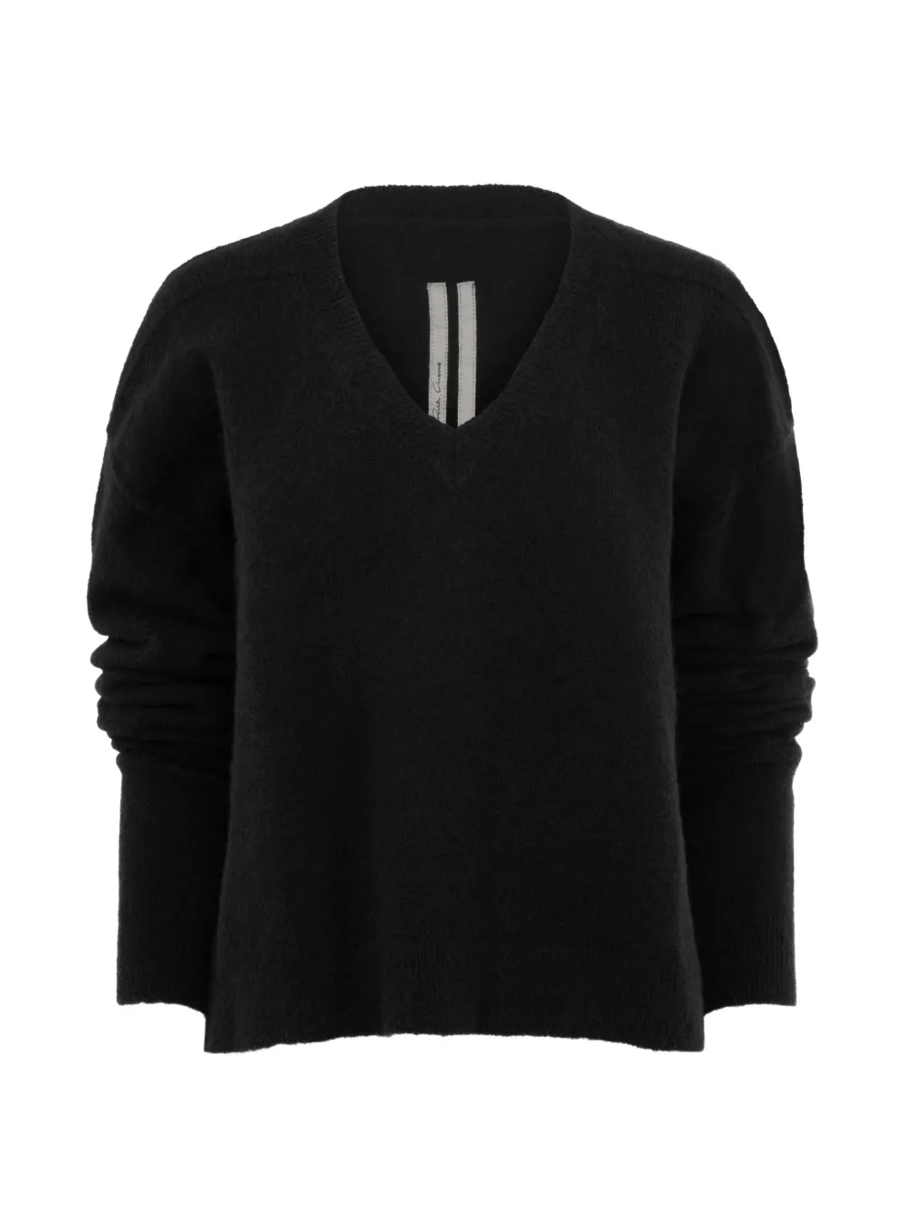 Rick Owens V-neck sweater - Nero