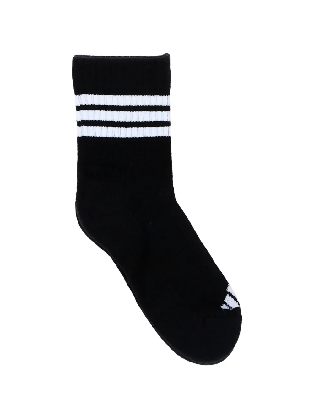 adidas Kids - Kit 3 pares de meias listradas - kids - algodão/Poliéster/Elastano - 12 anos - Preto