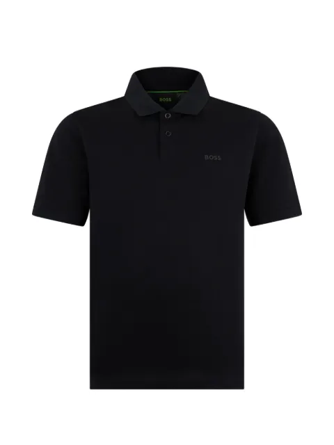 BOSS logo-appliqué short-sleeve polo shirt